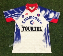 Retro Version 93-94 Paris SG Away White Thailand Soccer Jersey AAA-503