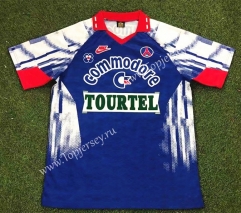 Retro Version 92-93 Paris SG Home Blue Thailand Soccer Jersey AAA-503