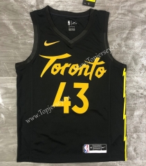 2021-2022 Toronto Raptors Black #43 NBA Jersey-311
