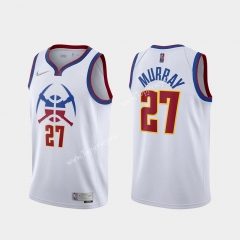 2021-2022 Earned Edition Denver Nuggets White #27 NBA Jersey-311
