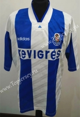 Retro Version 94-95 Porto Home Blue&White Thailand Soccer Jersey AAA-503