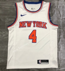 New York Knicks White #4 NBA Jersey-311