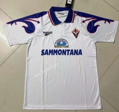 Retro Version 95-96 Fiorentina Away White Thailand Soccer Jersey AAA-422