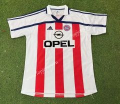 Retro Version 00-01 Bayern München Away WhiteThailand Soccer Jersey AAA-503