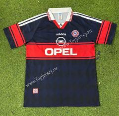 Retro Version 97-99 Bayern München Home Royal Blue Thailand Soccer Jersey AAA-503