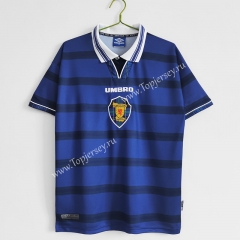 Retro Version 1998-2000 Scotland Home Royal Blue Thailand Soccer Jersey AAA-C1046
