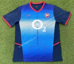 Retro Version 02-04 Arsenal Away Blue Thailand Soccer Jersey AAA-503