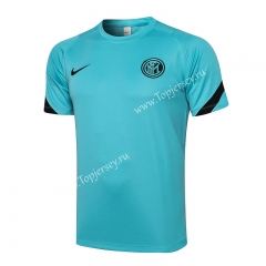 2021-2022 Inter Milan Green Short-sleeved Thailand Soccer Tracksuit Top-815