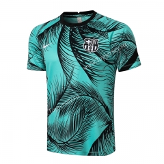2021-2022 Barcelona Green Pad Printing Short-sleeved Thailand Soccer Tracksuit Top-815