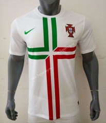 Retro Version 2012 Portugal Away White Thailand Soccer Jersey AAA-416