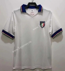 Retro Version 82 Italy Away White Thailand Soccer Jersey AAA-811
