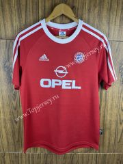 Retro Version 2000-2001 Bayern München Home Red Thailand Soccer Jersey AAA-SL