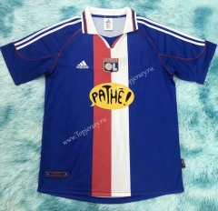 Retro Version 00-01 Olympique Lyonnais 2nd Away Blue Thailand Soccer Jersey AAA-HR