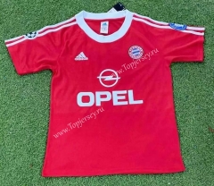 UEFA Champions League Retro Version 01 Bayern München Home Red Thailand Soccer Jersey AAA-503
