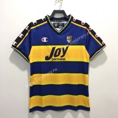 Retro Edition 01-02 Parma Calcio Home Yellow&Blue Thailand Soccer Jersey AAA-811