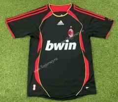 Retro Version 2006-2007 AC Milan 2nd Away Black Thailand Soccer Jersey AAA-503