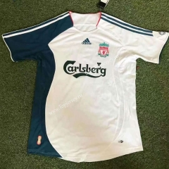 Retro Version 06-07 Liverpool Away White Thailand Soccer Jersey AAA-503