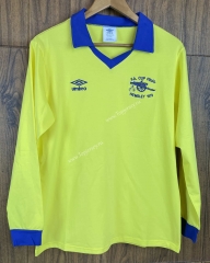 Retro Version 71-79 Arsenal Away Yellow LS Thailand Soccer Jersey AAA-SL
