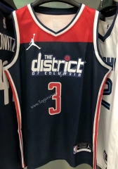 Washington Wizards Royal Blue #3 NBA Jersey-609