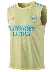 2021-2022 Arsenal Yellow Thailand Soccer Vest -815