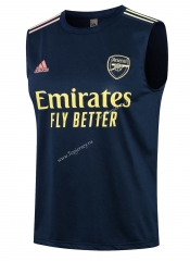 2021-2022 Arsenal Royal Blue Thailand Soccer Vest Tracksuit Top-815