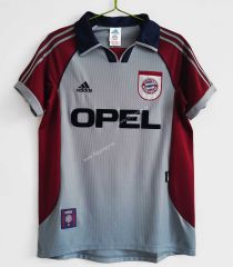 Retro Version 98-99 Bayern München Away Gray Thailand Soccer Jersey AAA-C1046