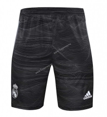 2021-2022 Real Madrid Goalkeeper Black Thailand Soccer Shorts-418