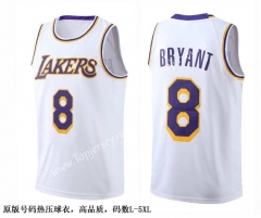Los Angeles Lakers White #8 NBA Jersey-SJ