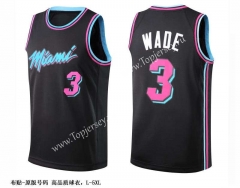 Miami Heat Black #3 NBA Jersey-SJ