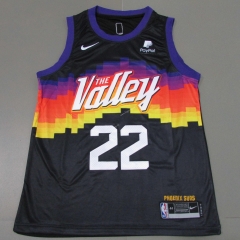 2021 City Edition Phoenix Suns Black #22 NBA Jersey
