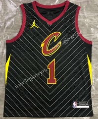 Jordan Theme 2021 Cleveland Cavaliers Black #1 NBA Jersey-311