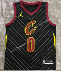 Jordan Theme 2021 Cleveland Cavaliers Black #0 NBA Jersey-311