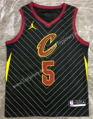 Jordan Theme 2021 Cleveland Cavaliers Black #5 NBA Jersey-311