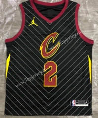 Jordan Theme 2021 Cleveland Cavaliers Black #2 NBA Jersey-311