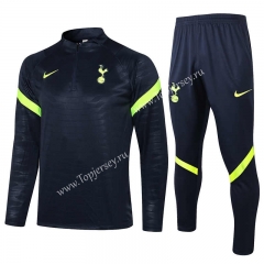 2021-2022 Tottenham Hotspur Royal Blue Thailand Soccer Tracksuit-815