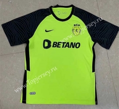 2021-2022 Sporting Clube de Portugal Away Fluorescent Green Thailand Soccer Jersey AAA-512