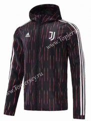 2021-2022 Juventus Black Trench Coats With Hat-CS