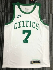 Retro Edition 75th Anniversary Boston Celtics White #7 NBA Jersey-311