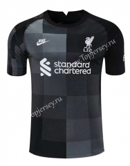 2021-2022 Liverpool Goalkeeper Black Thailand Soccer Jersey-418