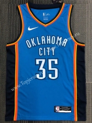Oklahoma City Thunder Blue #35 NBA Jersey-311