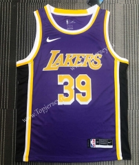 Los Angeles Lakers Purple #39 NBA Jersey-311