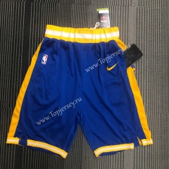 2021 Golden State Warriors Blue NBA Shorts-311