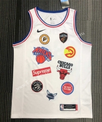 (Supreme x Nike x NBA) White #94 NBA Jersey-311