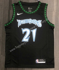 18 Retro Edition Minnesota Timberwolves Black #21 NBA Jersey-311