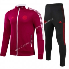 2021-2022 Bayern München Red Thailand Soccer Jacket Uniform-GDP