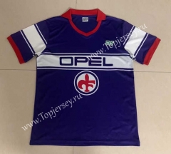 Retro Version 84-85 Fiorentina Home Purple Thailand Soccer Jersey AAA-512