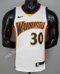 2021-2022 Golden State Warriors White #30 NBA Jersey-SN