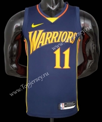 2021-2022 Golden State Warriors Blue #11 NBA Jersey-SN
