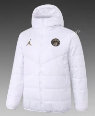 2021-2022 Paris SG White Cotton Coat With Hat-GDP