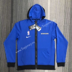 NBA Golden State Warriors Blue Jacket With Hat-311
